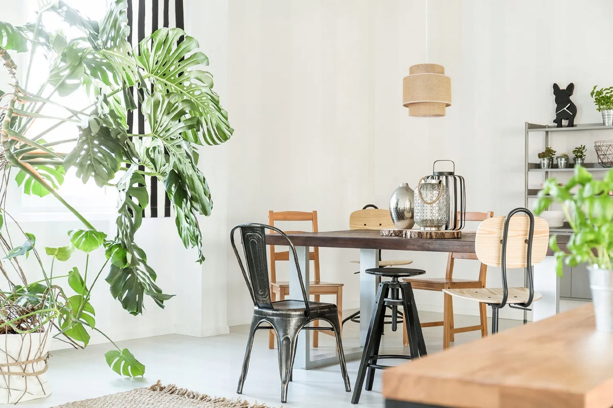 Kabantysis lubinis šviestuvas „Light Home“ BOHO 2458/1 su viengubu džiuto audinio gaubtu, modernus