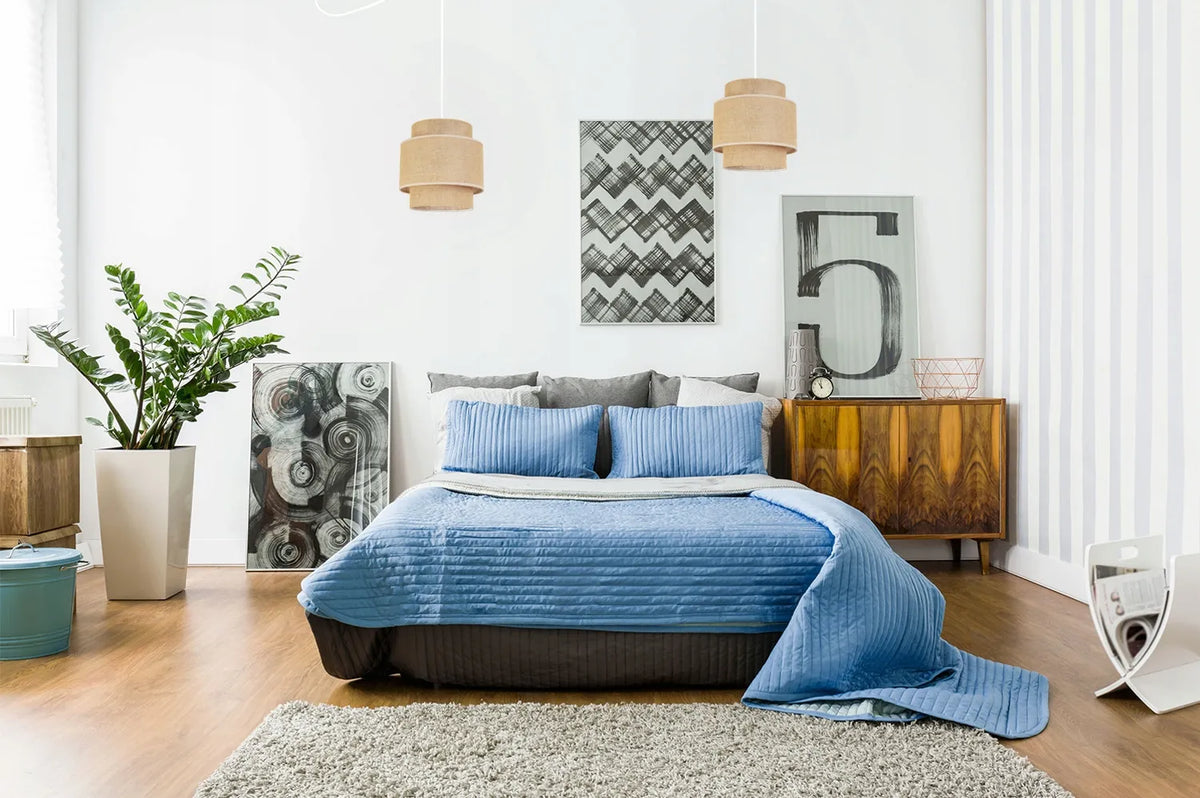 Kabantysis lubinis šviestuvas SPIDER BOHO 2458/1, viengubas, loft, su boho stiliaus džiuto gaubtu
