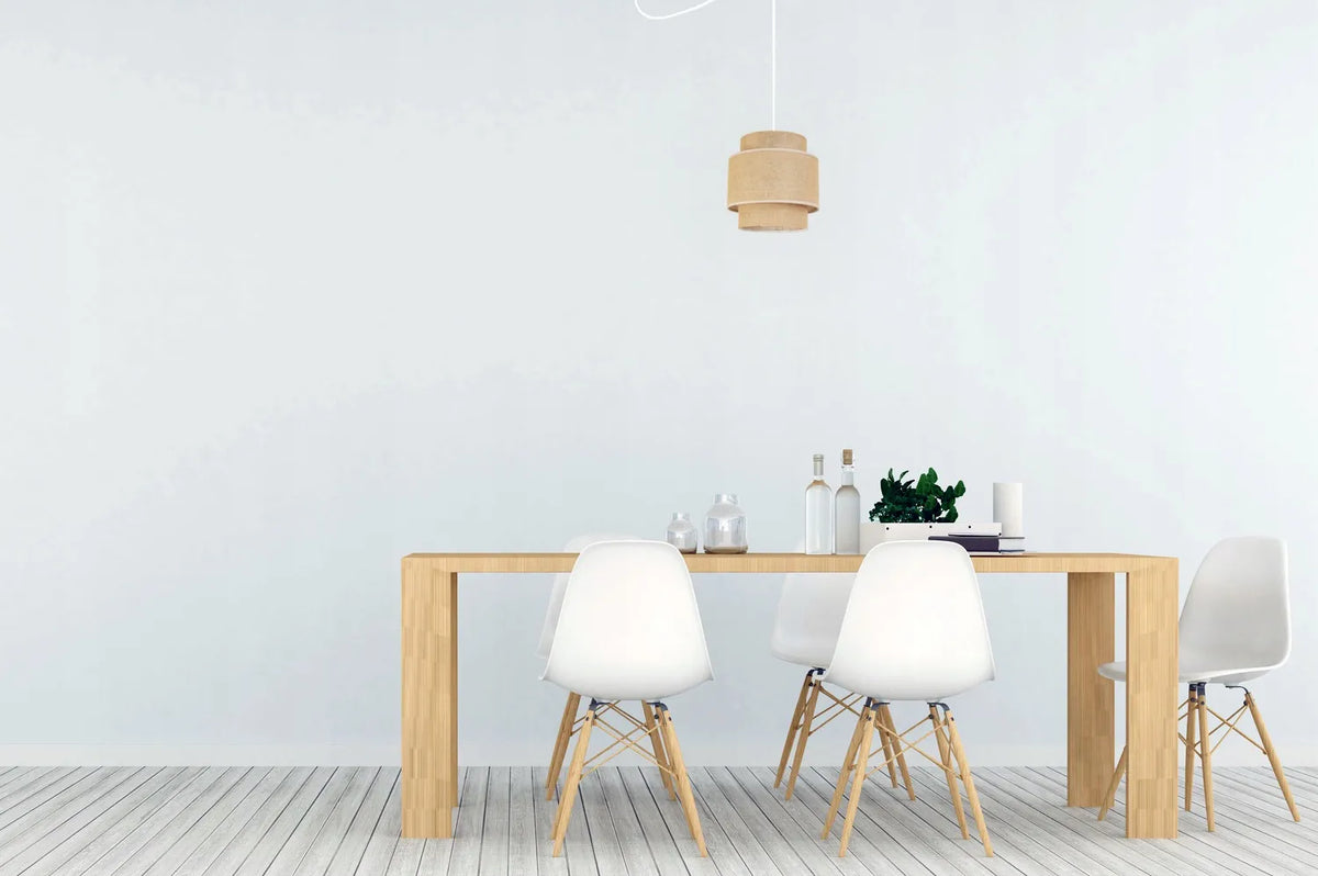 Kabantysis lubinis šviestuvas SPIDER BOHO 2458/1, viengubas, loft, su boho stiliaus džiuto gaubtu