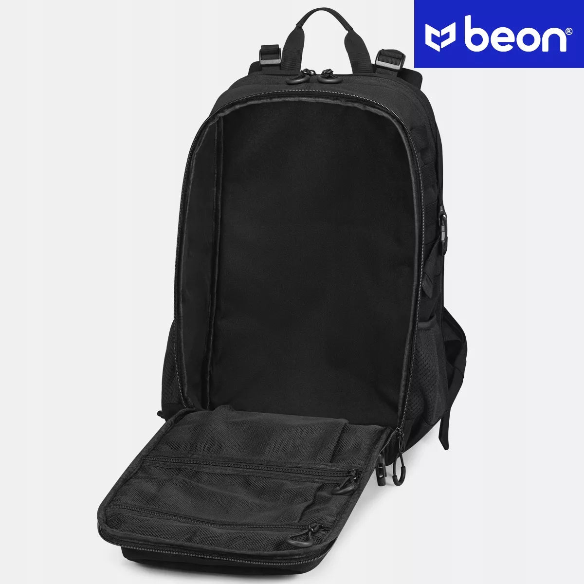 Karinė taktinė kuprinė Beon MX364, unisex, juoda, premium