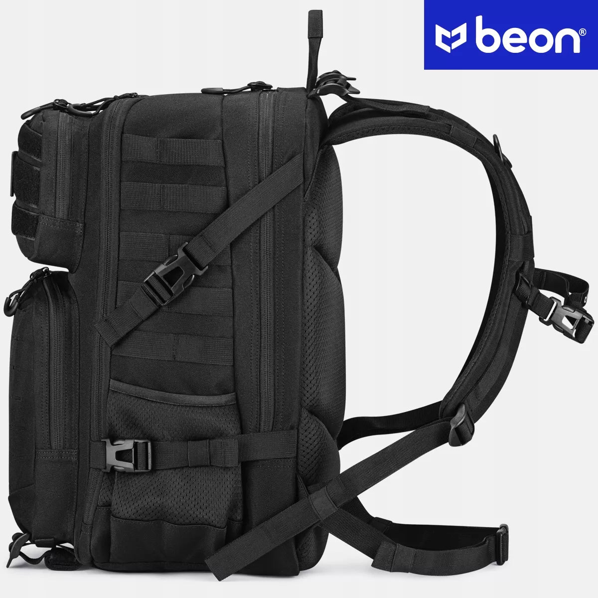 Karinė taktinė kuprinė Beon MX364, unisex, juoda, premium