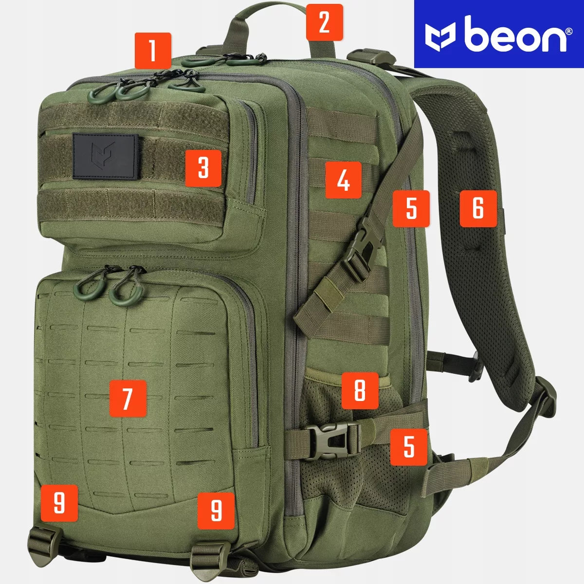 Karinis taktinis kuprinė Beon MX364 – Unisex