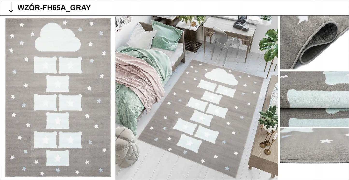 Kilimas 120x170 BCF LUXURY, minkštas, modernūs raštai