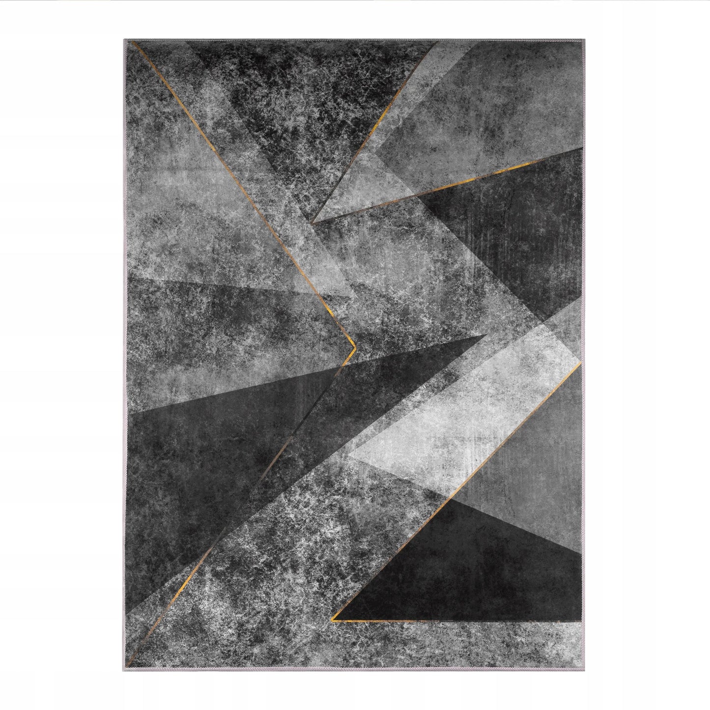 Kilimas 120x170 pilkas geometrinis modernus neslystantis elegantiškas lofto stiliaus
