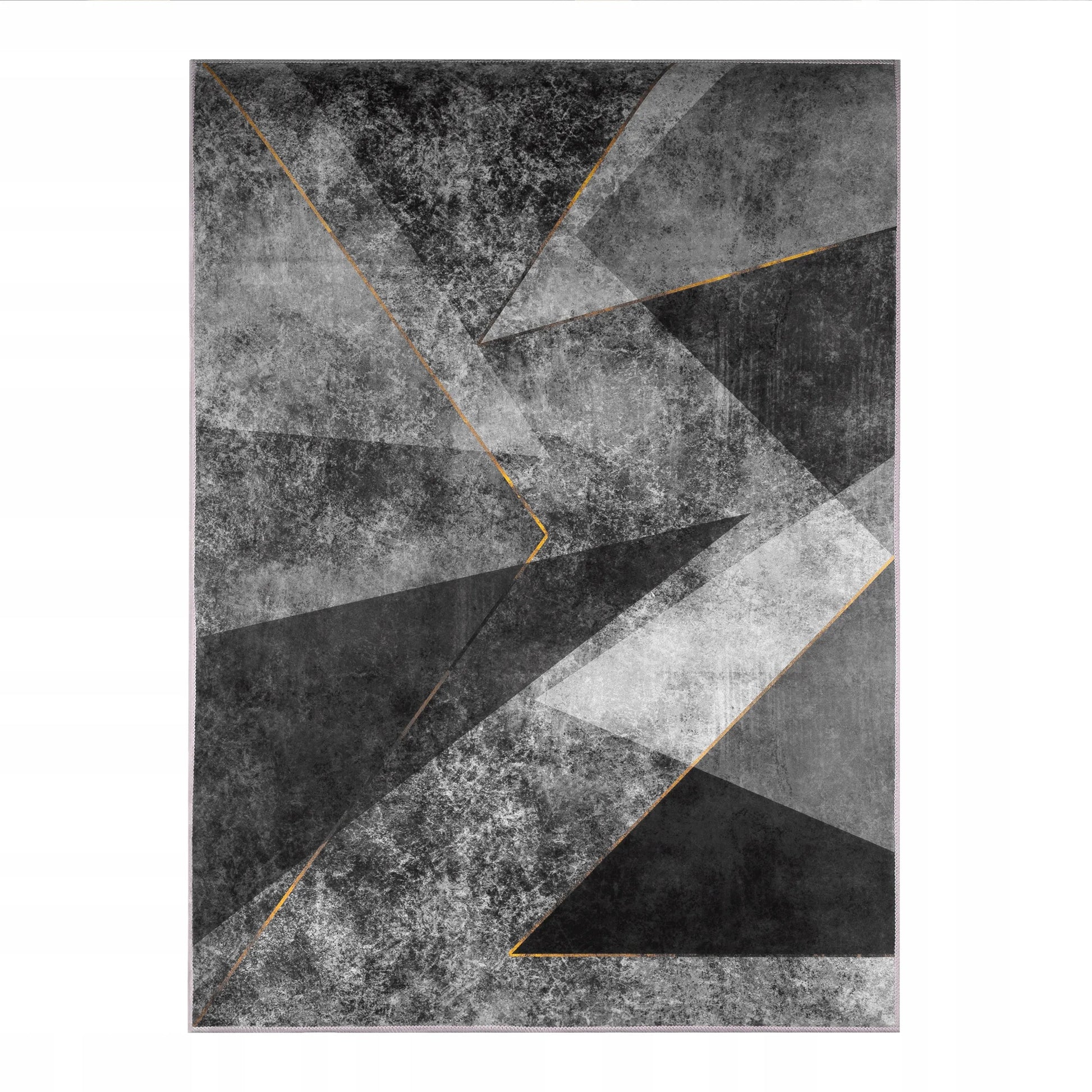 Kilimas 120x170 pilkas geometrinis modernus neslystantis elegantiškas lofto stiliaus