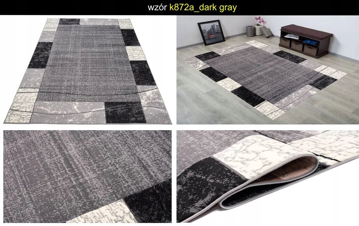 KILIMAS 160x220 SPALVOTI DYWANY BCF PLIUŠINIAI SOFT
