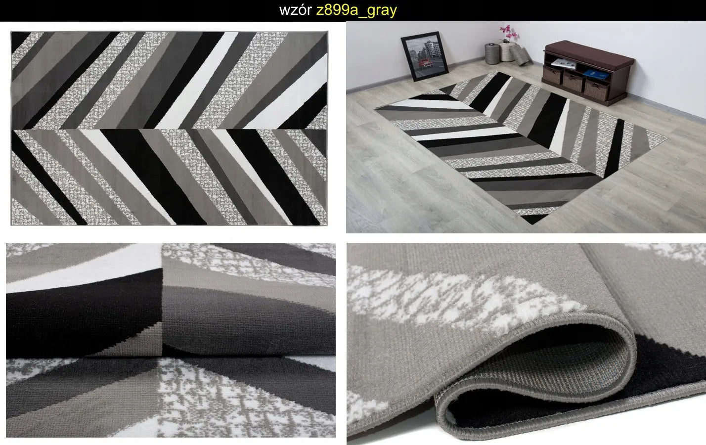 KILIMAS 160x220 SPALVOTI DYWANY BCF PLIUŠINIAI SOFT