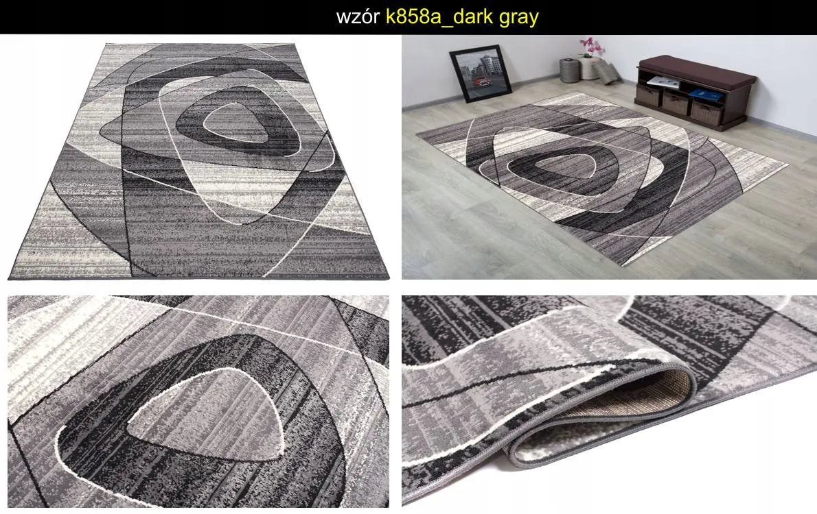 KILIMAS 160x220 SPALVOTI DYWANY BCF PLIUŠINIAI SOFT