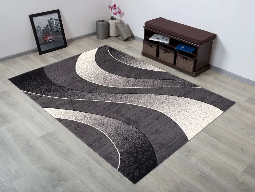 Kilimas 160x220 SPALVOTI PLIUŠINIAI BCF KILIMAI k57dgr