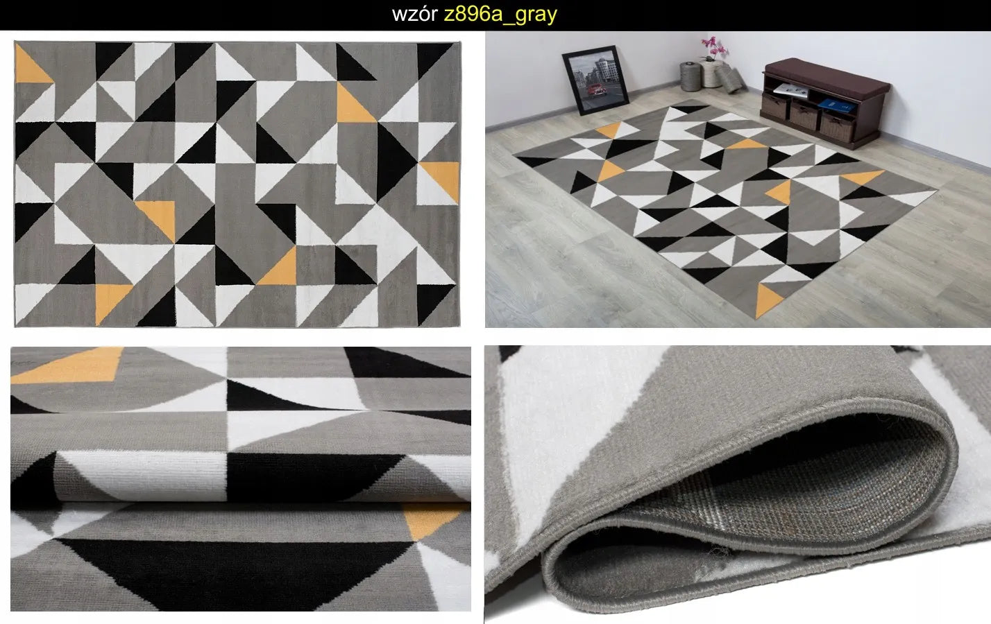 KILIMAS 250x350 SPALVOTI DYWANY BCF PŪKUOTI MINKŠTI