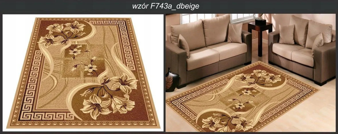 Kilimas BCF PP 140x200 tvirti turkiški kilimai minkšti