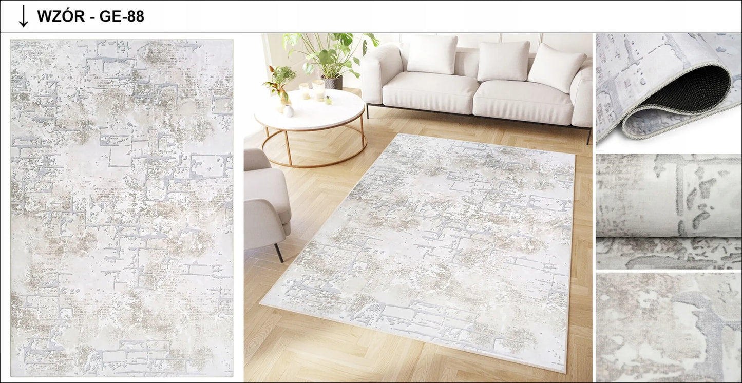 Kilimas DOVE 120x160 modernus, madingas, elegantiškas, neslystantis, spausdintas