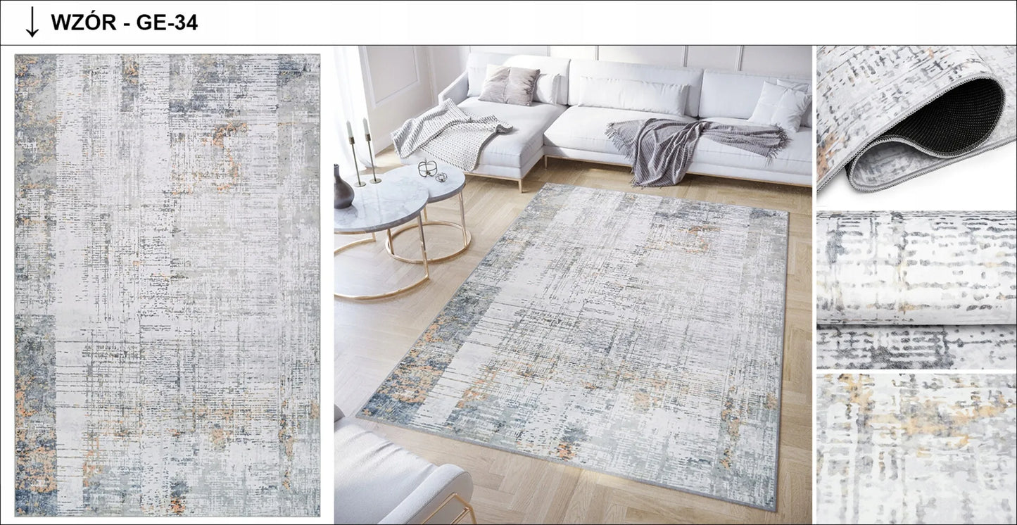 Kilimas DOVE 120x160 modernus, madingas, elegantiškas, neslystantis, spausdintas