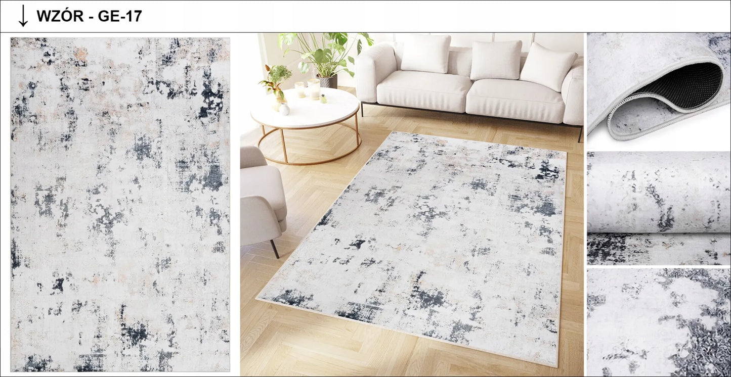 Kilimas DOVE 80x150 modernus madingas elegantiškas neslystantis margintas