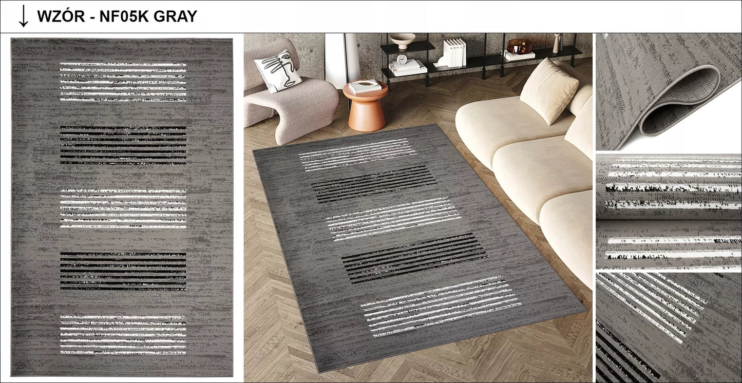 Kilimas LUXURY 140x200 BCF Minkštas Modernus Elegantiškas Madingas Įvairūs raštai