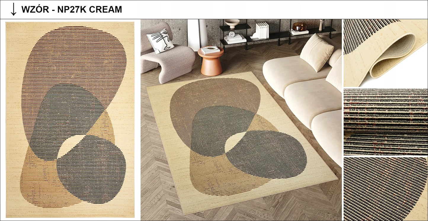 Kilimas LUXURY 80x150 BCF minkštas, modernus, elegantiškas, madingas, įvairių raštų