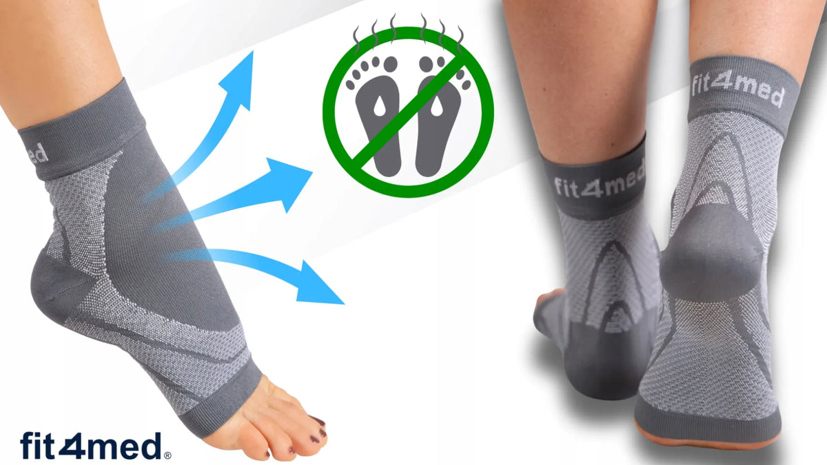 Kompresinės kojinės be pirštų nuo tinimo ir pėdų skausmo Fit4Med S/M ccl2