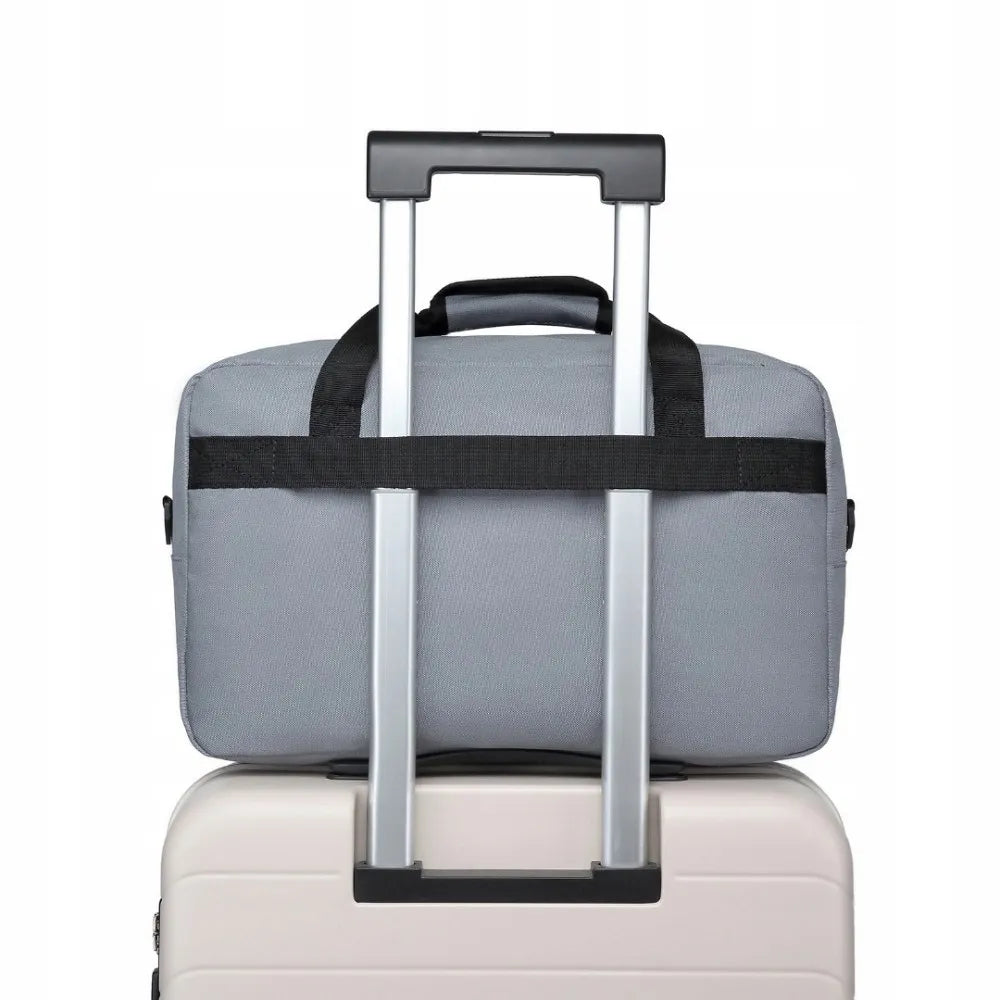 Kono Kebo 40x30x20 cm – kelioninis krepšys lėktuvui RYANAIR, šviesiai pilkas
