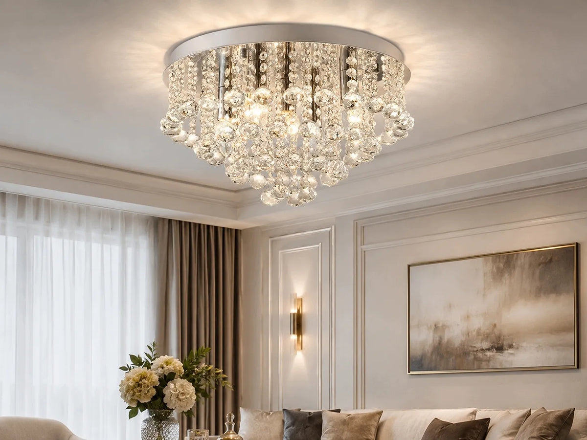 „Krislamp Crystal“ lubinis šviestuvas, 5 kristalai