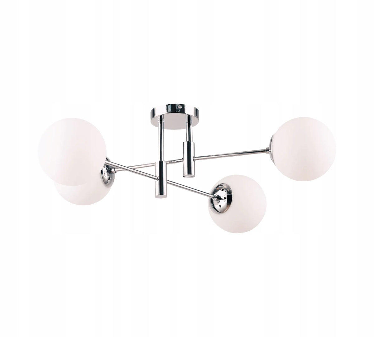 Krislamp DORADO pakabinamas lubinis šviestuvas, 4 × E27, chromo spalvos