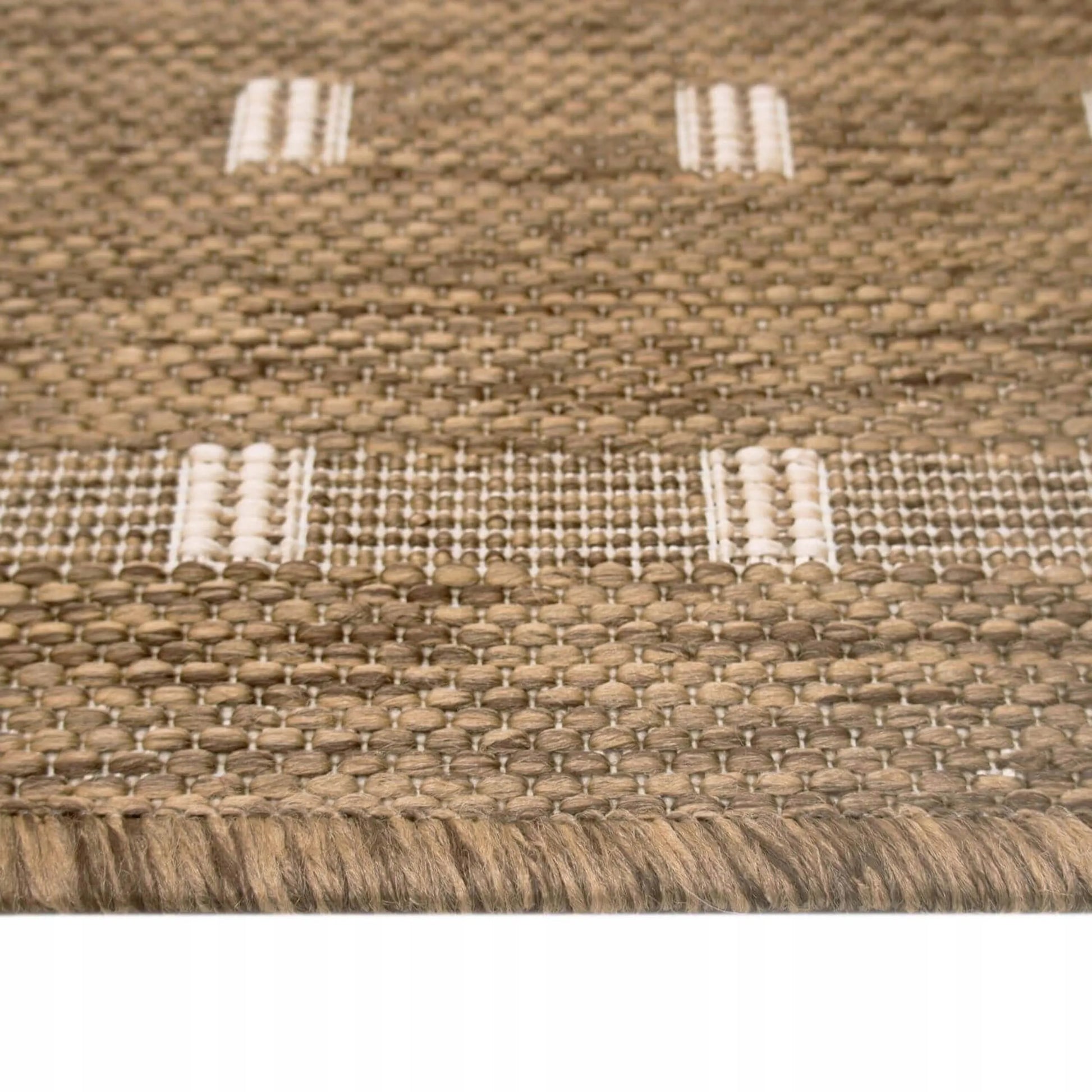 Lauko kilimas Eureka Home, 120x160 cm, vandeniui atsparus, bežinis, geometrinis raštas