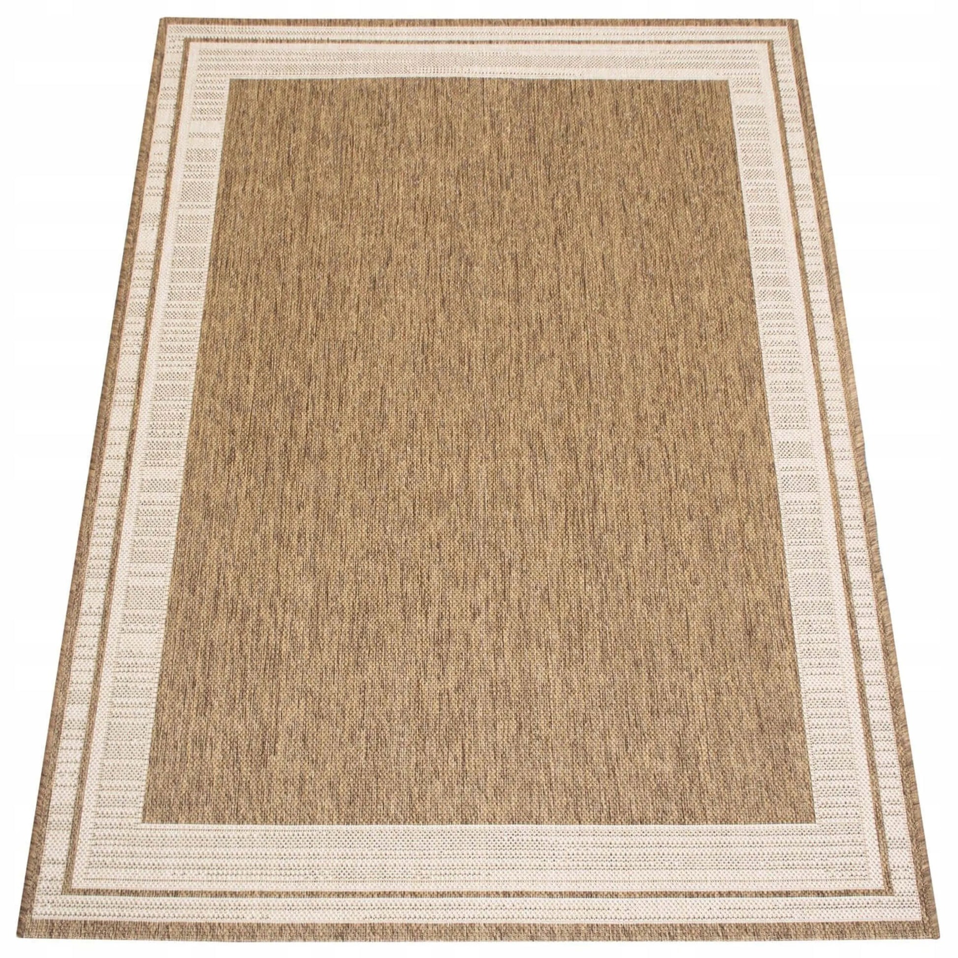 Lauko kilimas Eureka Home 200x290 cm, atsparus vandeniui, smėlio spalvos