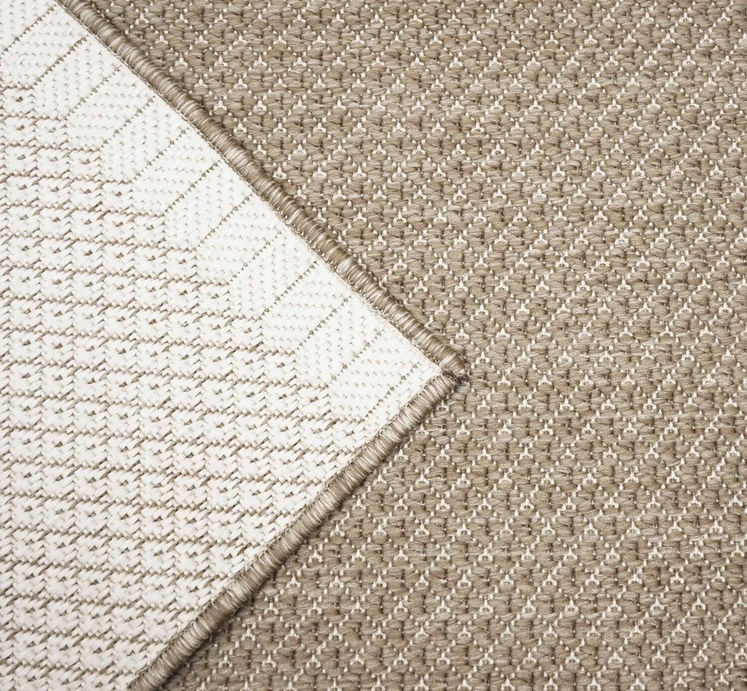 Lauko kilimas Eureka Home, dvipusis, 120x170 cm, smėlio spalvos