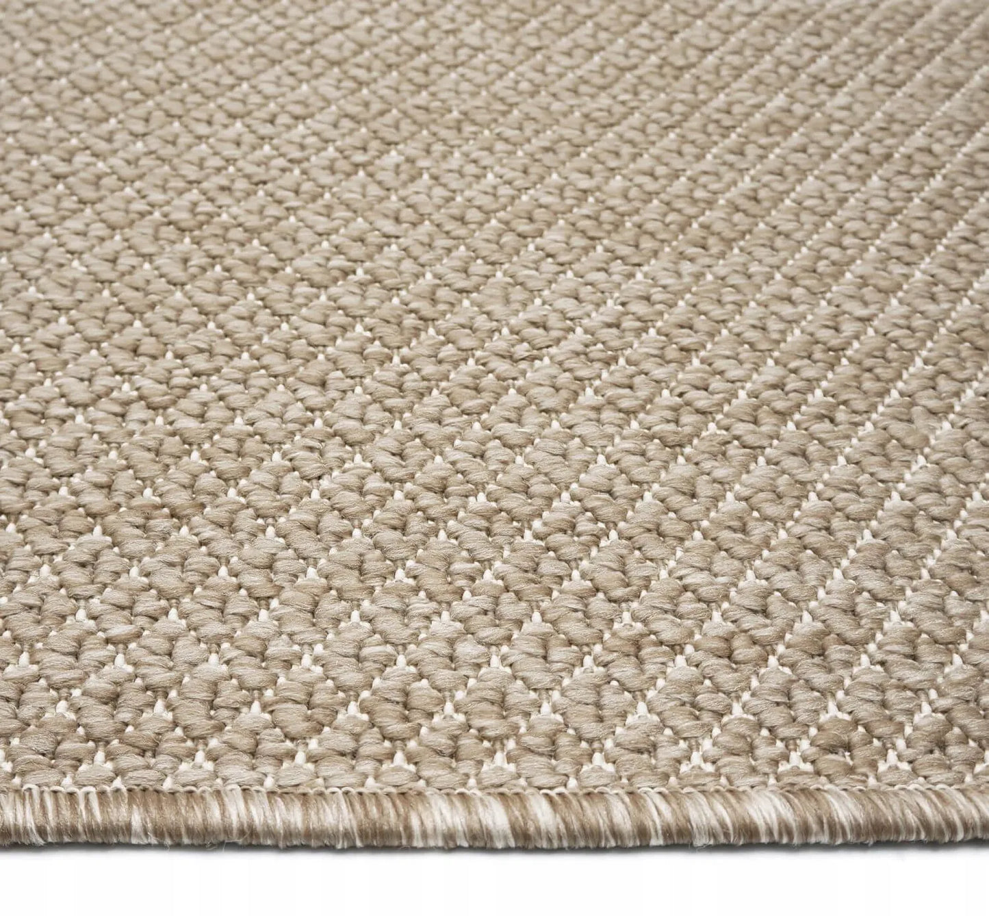 Lauko kilimas Eureka Home, dvipusis, 120x170 cm, smėlio spalvos