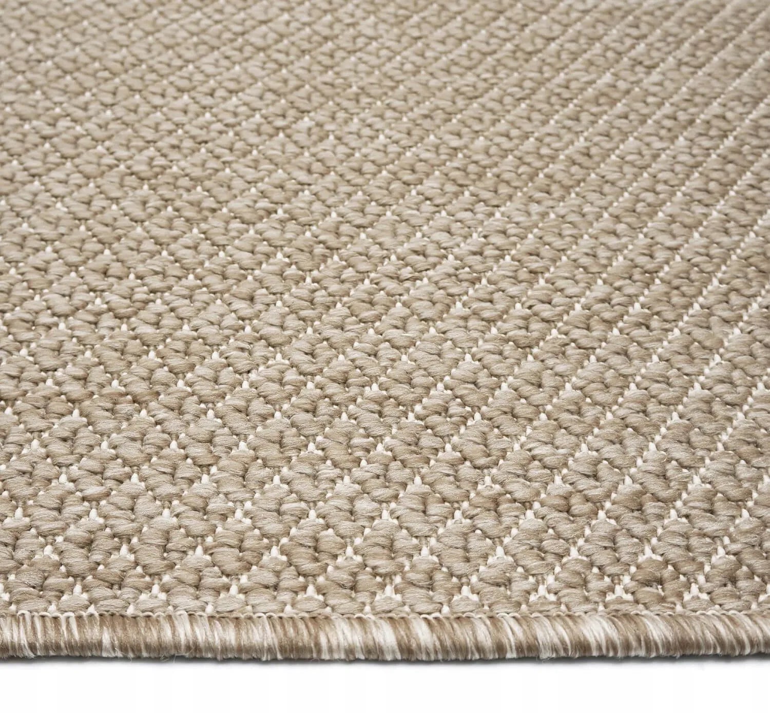Lauko kilimas Eureka Home, dvipusis, 120x170 cm, smėlio spalvos