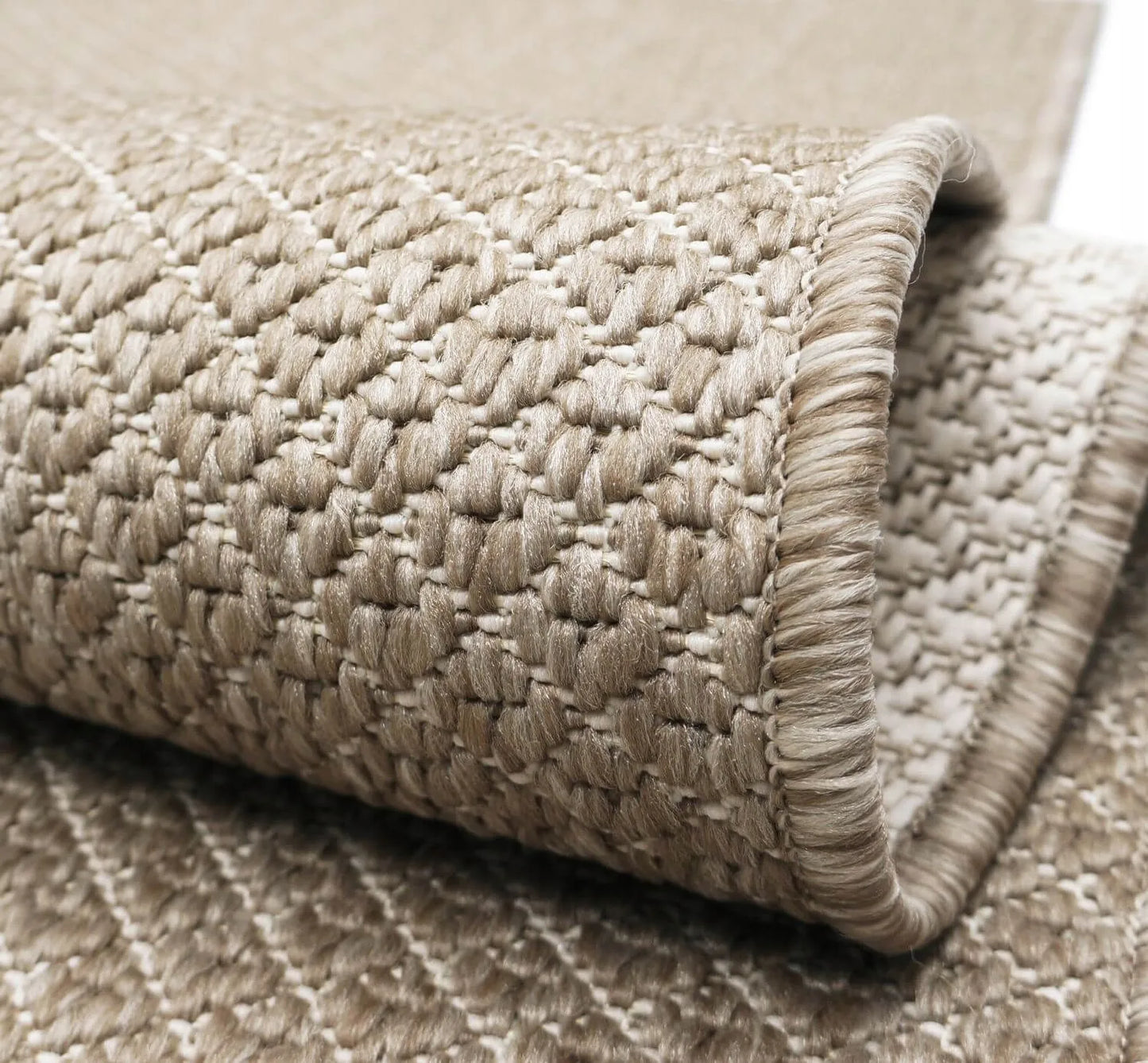 Lauko kilimas Eureka Home, dvipusis, 120x170 cm, smėlio spalvos