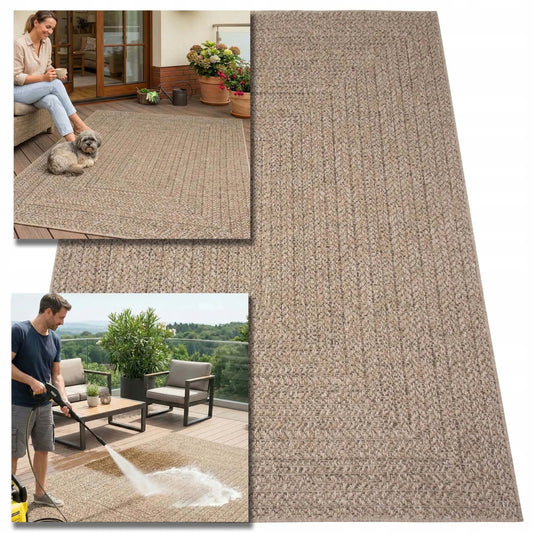Lauko terasos kilimas 60x100 atsparus vandeniui sodo kilimėlis balkonui
