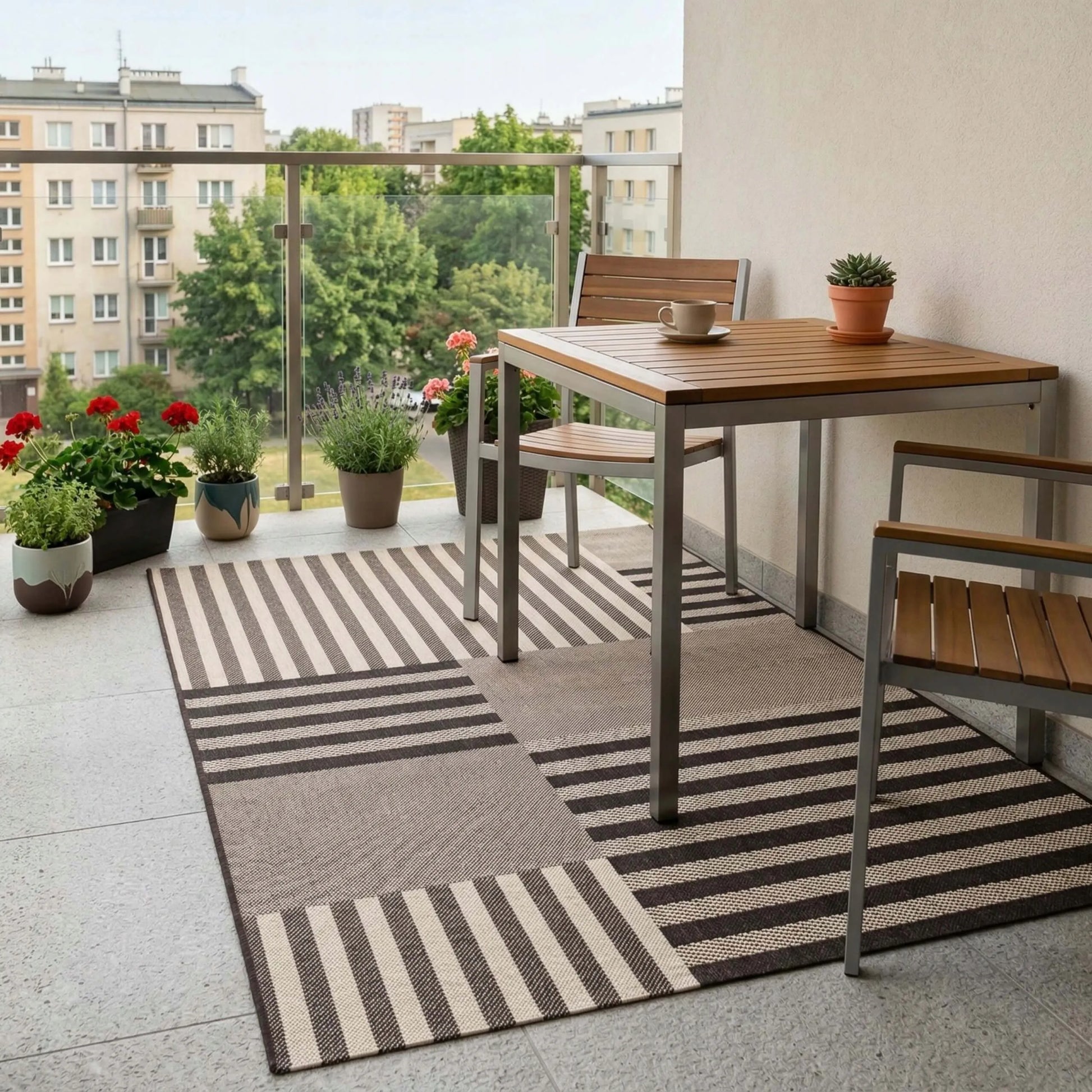 Lauko terasos kilimas 60x100 atsparus vandeniui sodui terasai balkonui kilimėlis