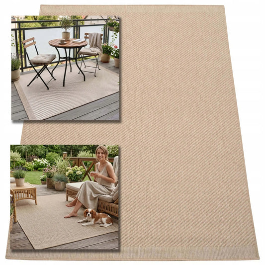 Lauko terasos kilimas 60x110 atsparus vandeniui sodo kilimėlis balkonui