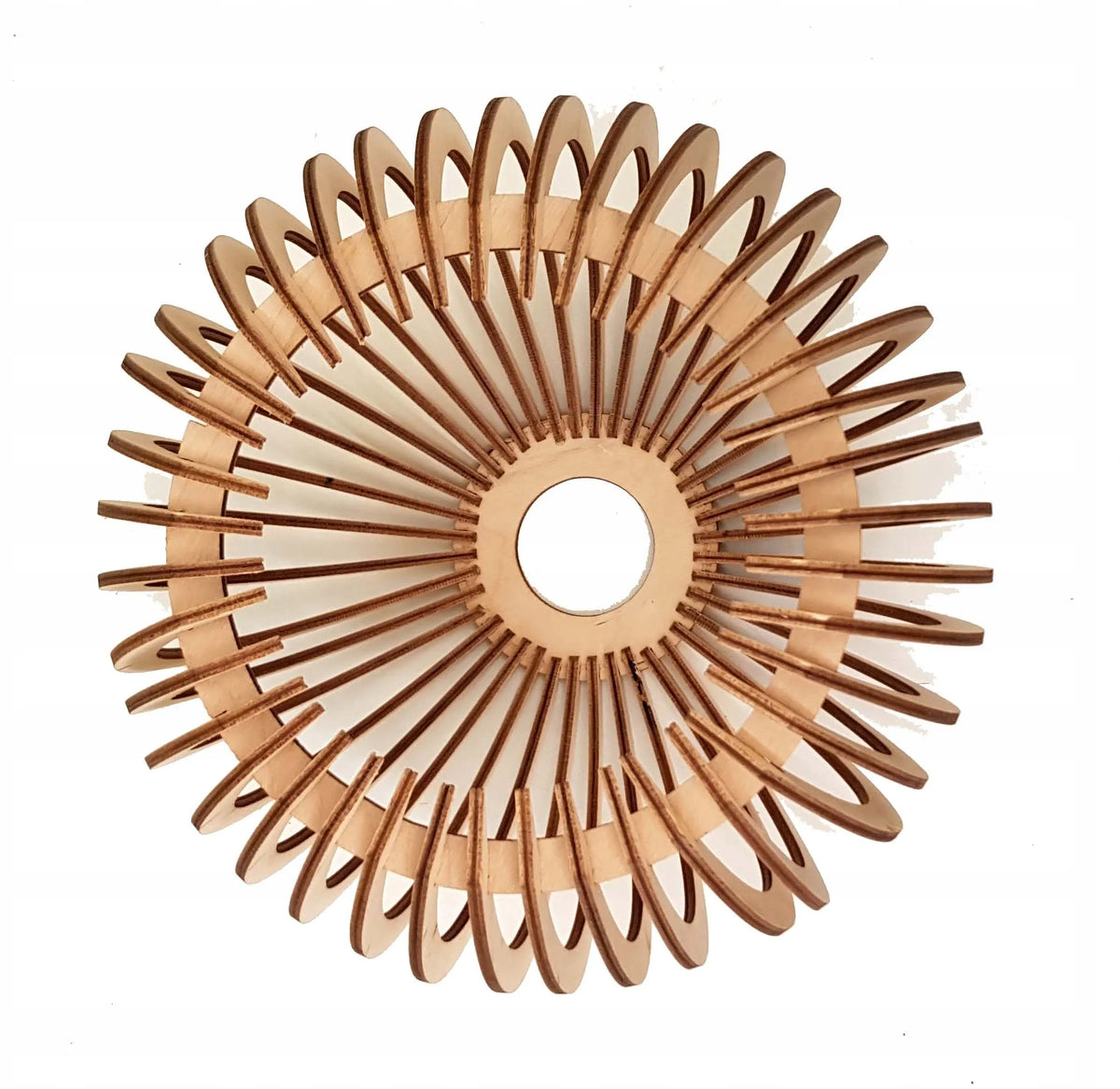 LED-ONE „Loft Drewno“ lubinis šviestuvas su reguliuojamu gaubtu, 3 × E27