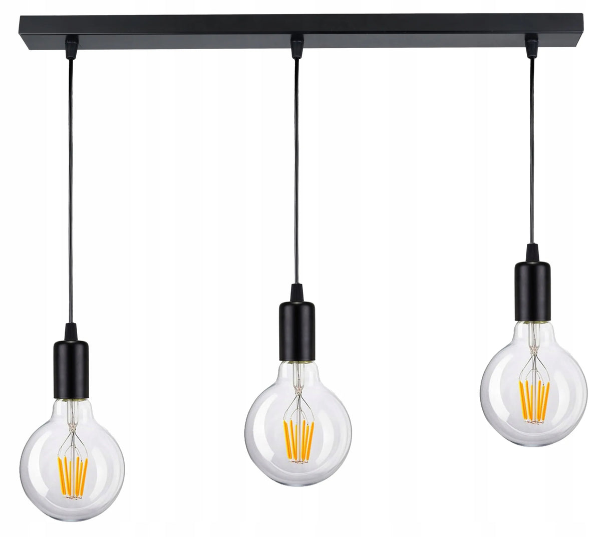 LED-ONE pakabinamas lubinis šviestuvas „ZWIS Edison Loft“, 3 × E27