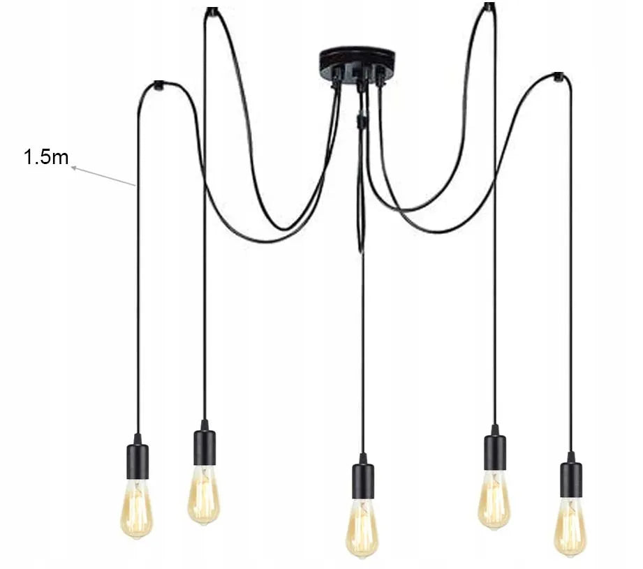 LED-ONE pakabinamas lubinis šviestuvas ZWIS Edison Loft E27 PAJĄK