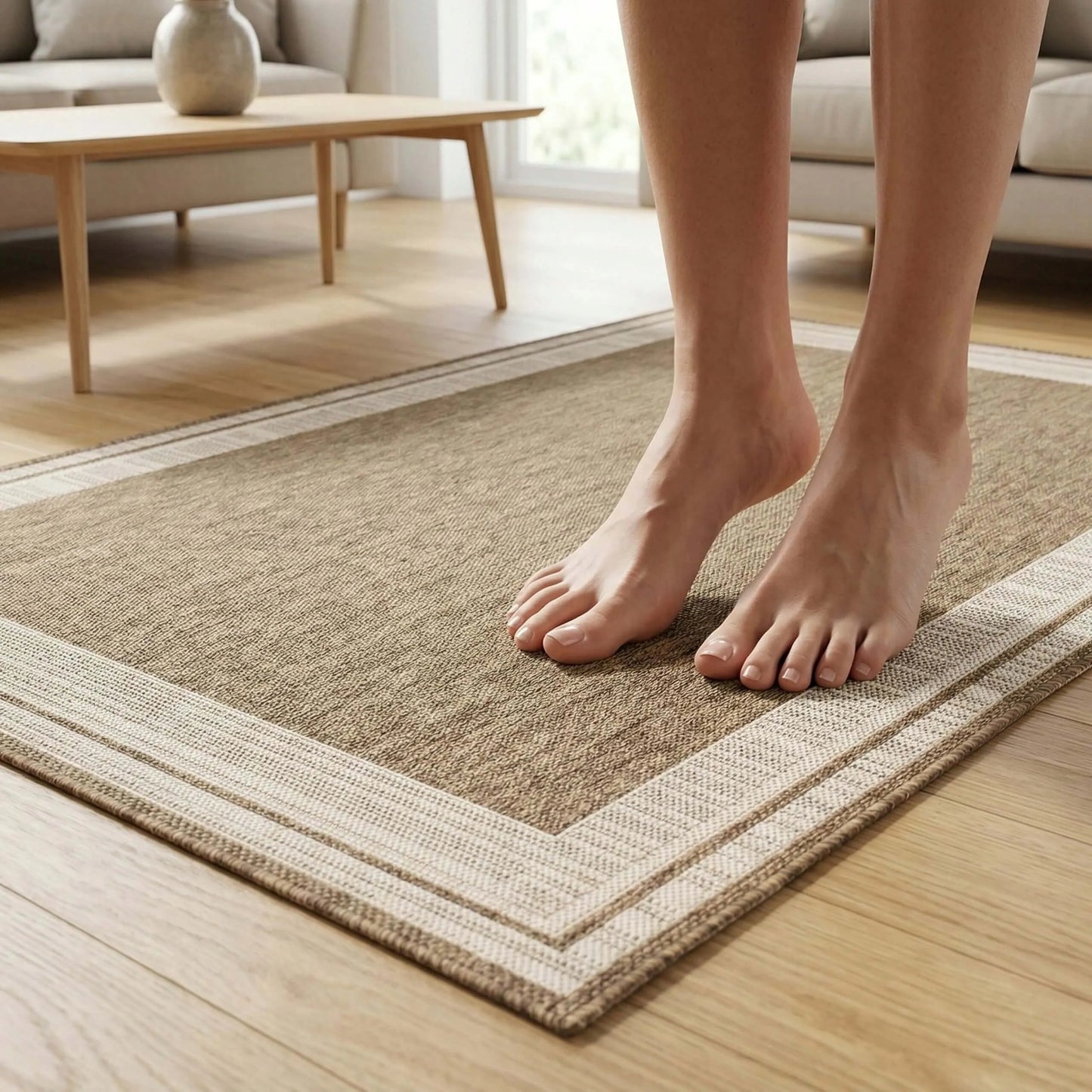 LOAUKO TERASOS KILIMAS 160X220 VANDENIUI ATSPARUS SODUI TERASAI BALKONUI KILIMĖLIS