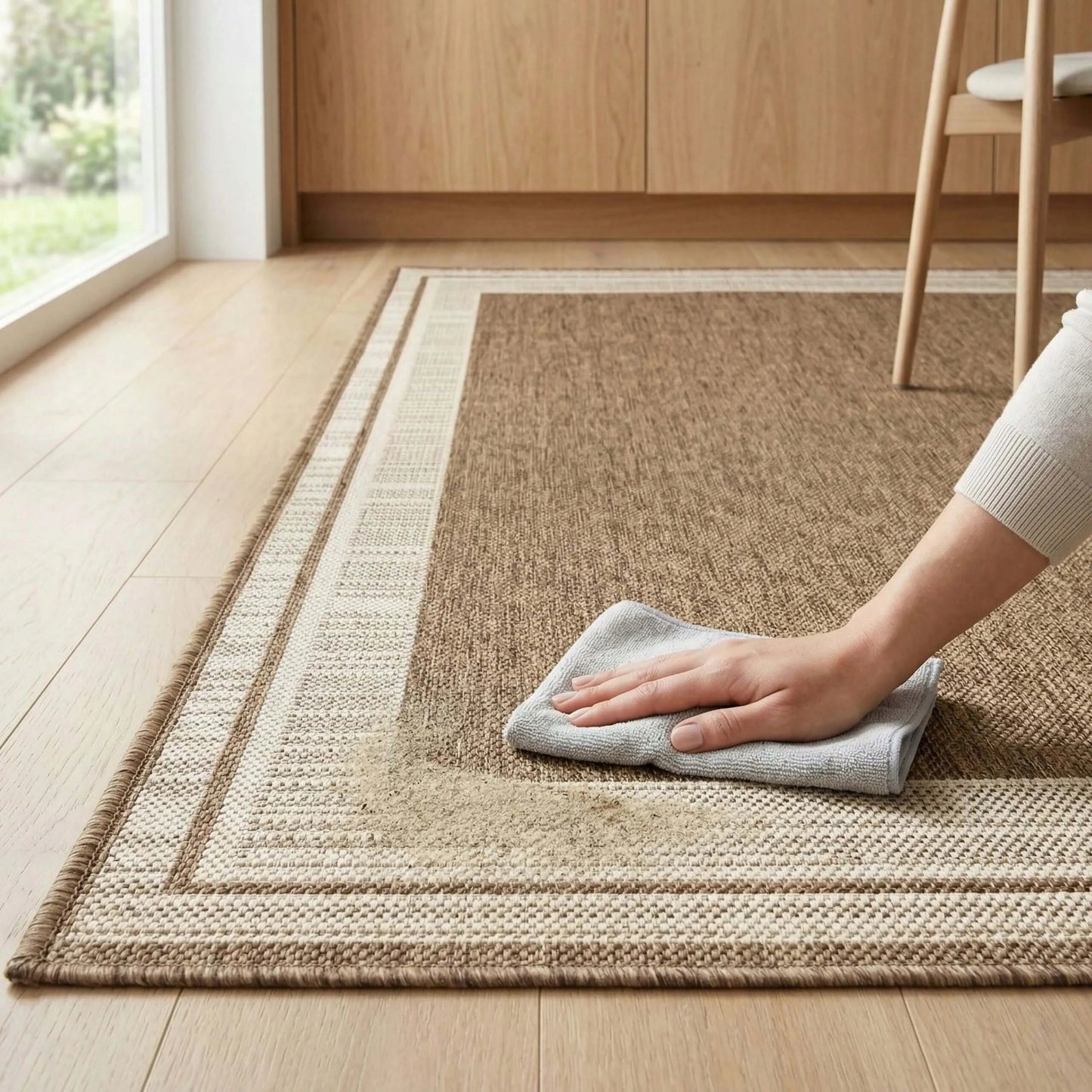 LOAUKO TERASOS KILIMAS 160X220 VANDENIUI ATSPARUS SODUI TERASAI BALKONUI KILIMĖLIS
