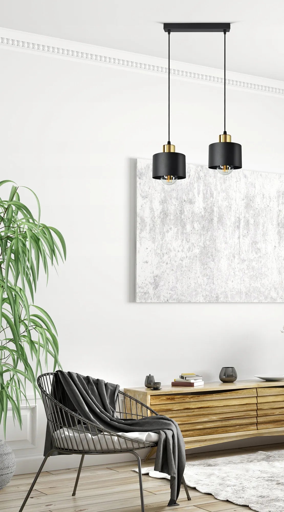Lubinis šviestuvas / sietynas Classic Spot BZ2 LED E27 Black Gold