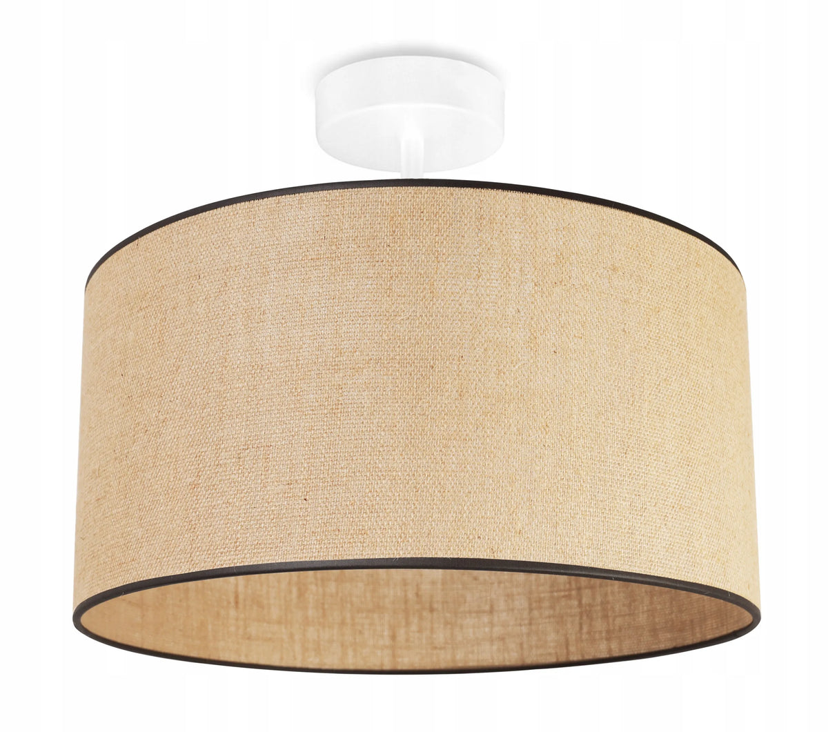 Lubų lempa „Light Home JUTA“ su apvaliu boho stiliaus gaubtu, 40 cm