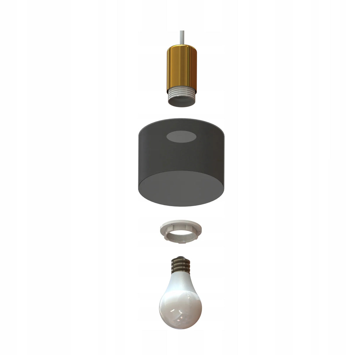 Lubų lempa, šviestuvas Classic Spot EZ3 LED E27 Black Gold