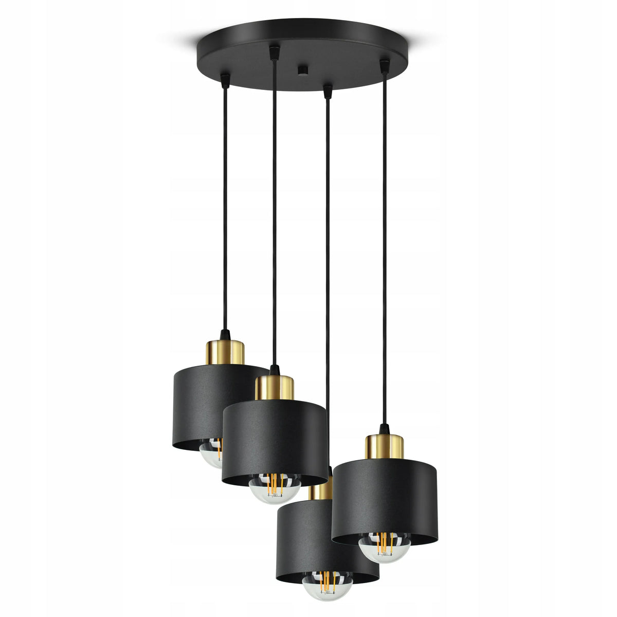 Lubų šviestuvas, kabantis šviestuvas Classic Spot EZ4 LED E27 Black Gold