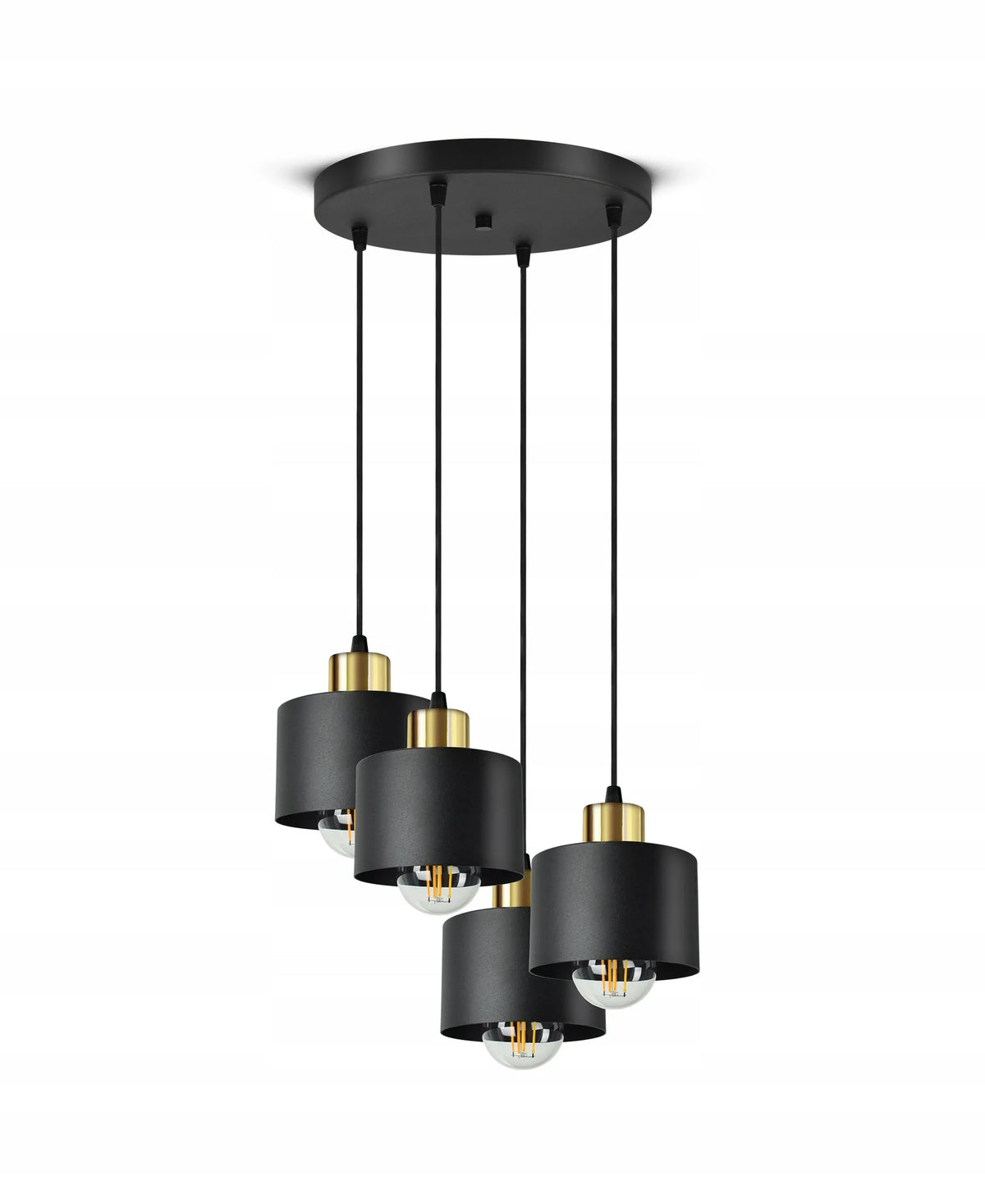 Lubų šviestuvas, kabantis šviestuvas Classic Spot EZ4 LED E27 Black Gold