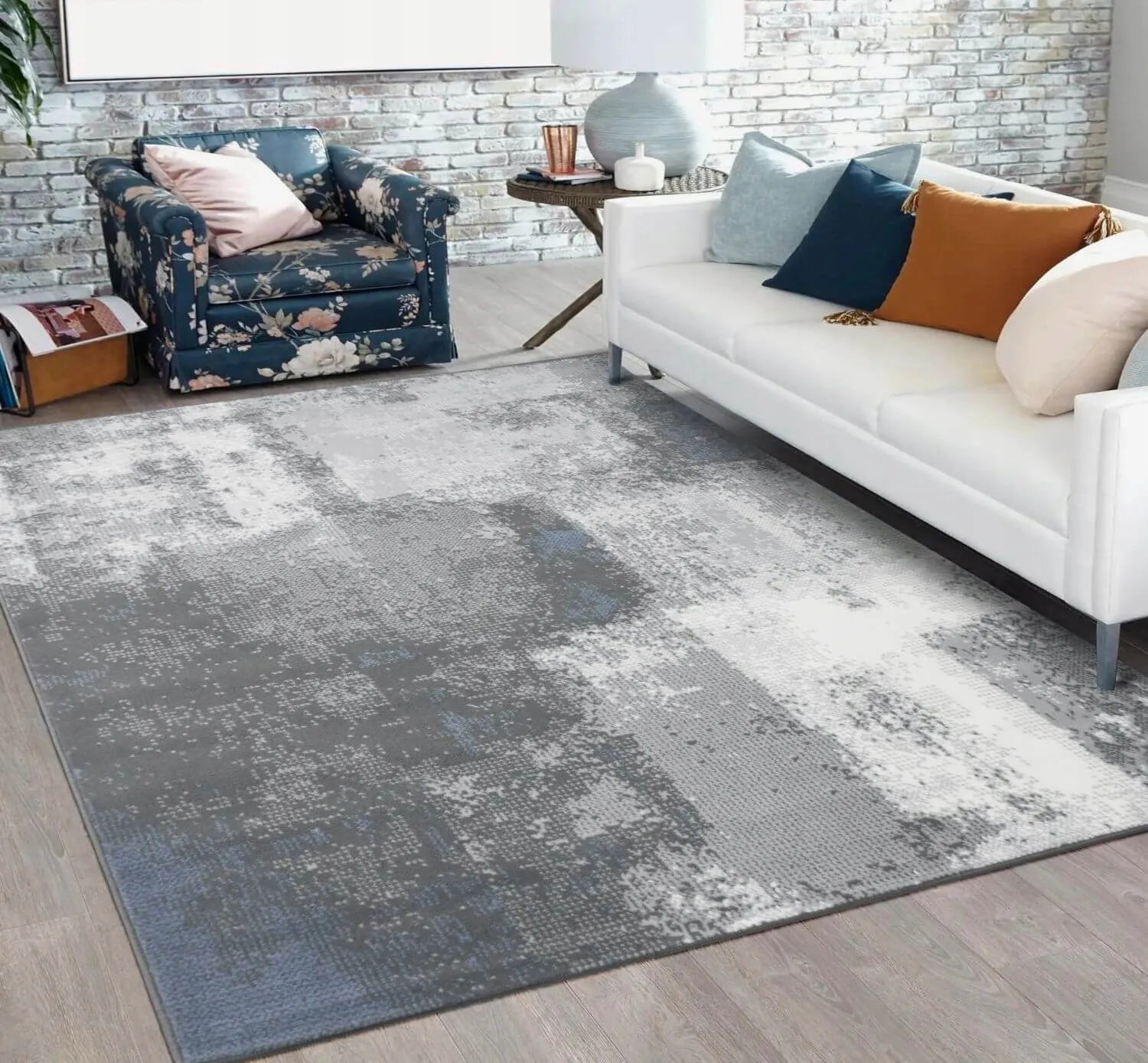 Minkštas modernus LOFT kilimas svetainei ir miegamajam 60x110 cm