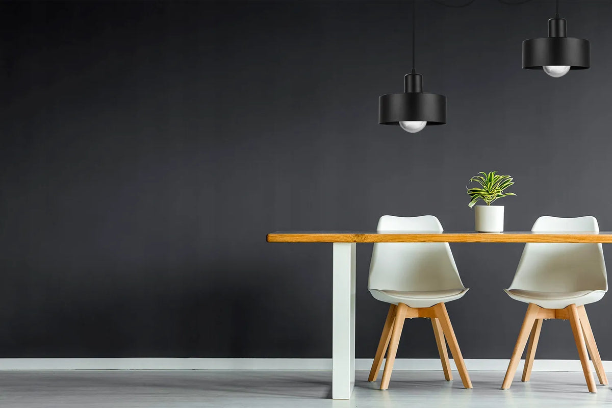 MODERNI KABAMOJI LUBŲ LAMPA „SPIDER“ – JUODA, BALTA, 2 ŠVIESOS ŠALTINIAI, „GLAMOUR“ / LOFT