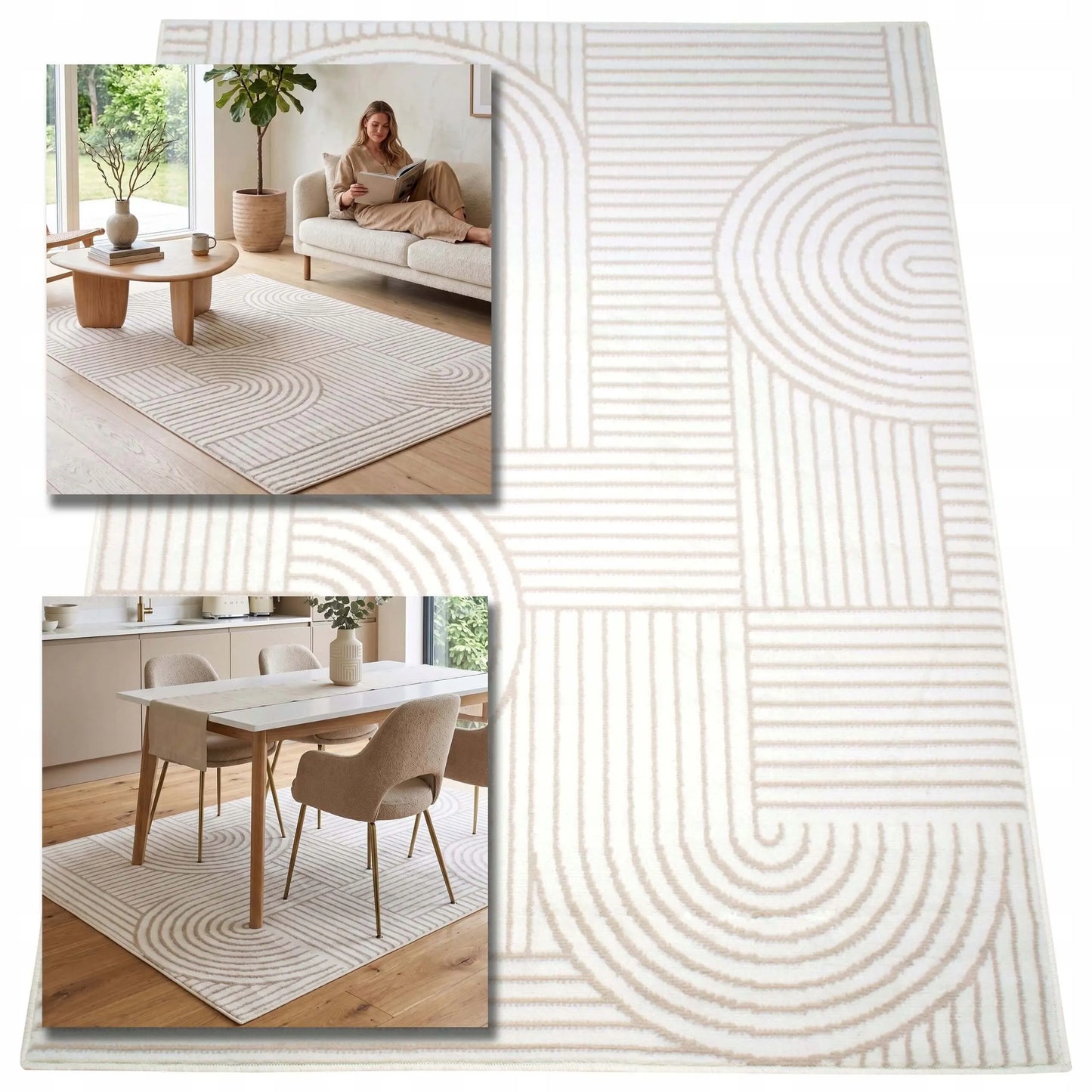 Modernus kilimas Eureka Home 100x150 cm – stilingas ir jaukus jūsų svetainei, miegamajam ar virtuvei