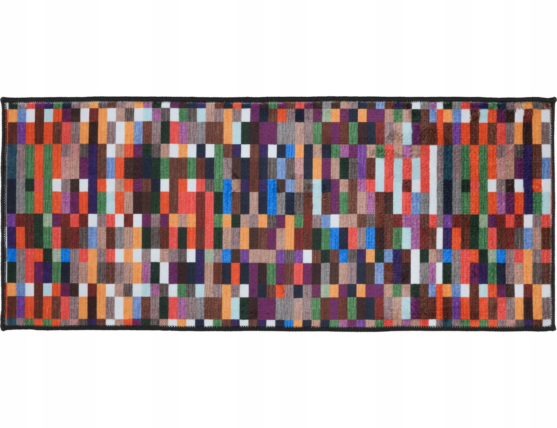 Modernus kilimas, neslystantis takelis prieškambariui ar virtuvei, minkštas, 65x130 cm