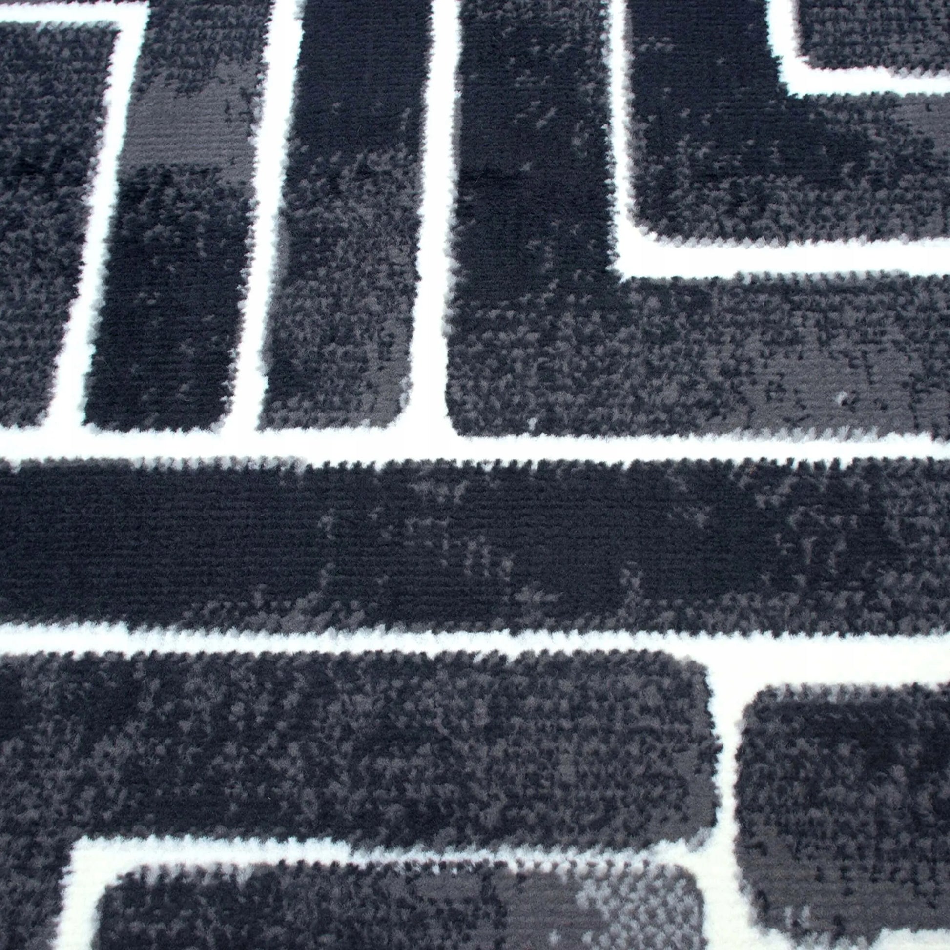 Modernus kilimas svetainei ir virtuvei 100x150 cm – pilkas, minkštas, loft stiliaus