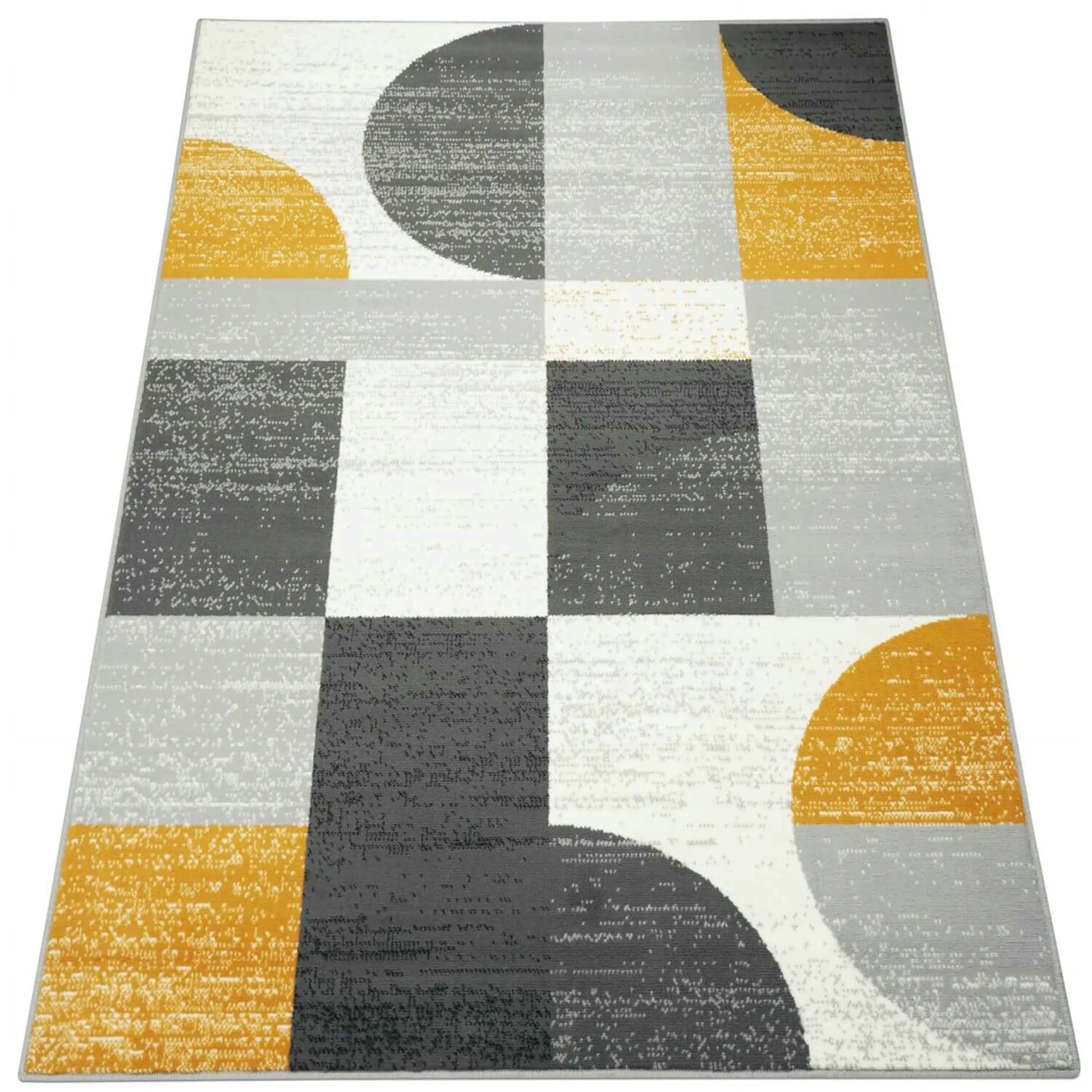 MODERNUS KILIMAS SVETAINEI, VIRTUVĖI AR MIEGAMAJAM – MINKŠTAS, PILKAS, 100X150 CM