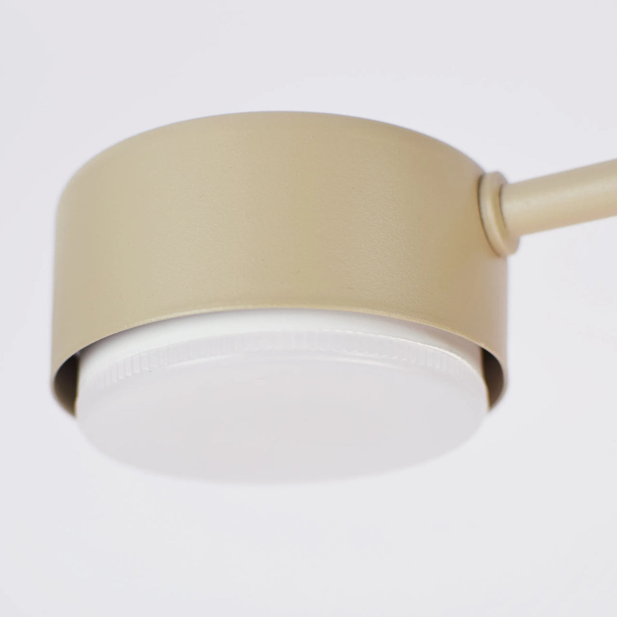 Modernus lubinis šviestuvas–plafonas, šviestuvas su 4 GX53 LED lizdais, smėlio spalvos, „Ecru Kaszmir“